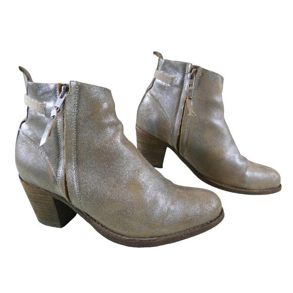 Humanoid Sterre Metallic Ankle Boot US 7.5 EU 39 #783 - Picture 1 of 9